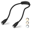 Shoulder Reading Light Dual Bendable Arms Rechargeable