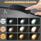 Shoulder Reading Light Dual Bendable Arms Rechargeable