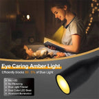 Shoulder Reading Light Dual Bendable Arms USB Rechargeable