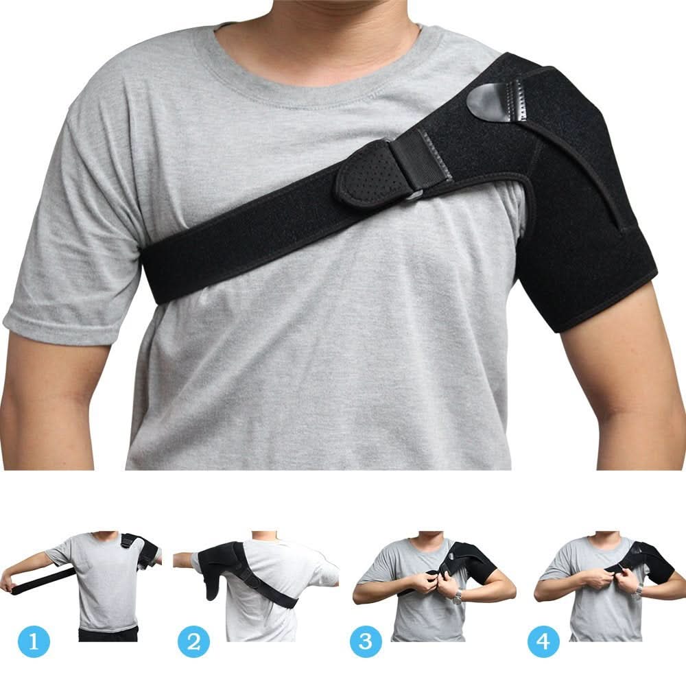 Shoulder Support Brace Adjustable Ergonomic Fit Rotator Cuff Stabilizer