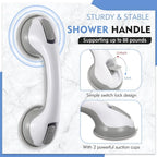 Shower & Bath Grab Bar Suction-Mount Non-Slip