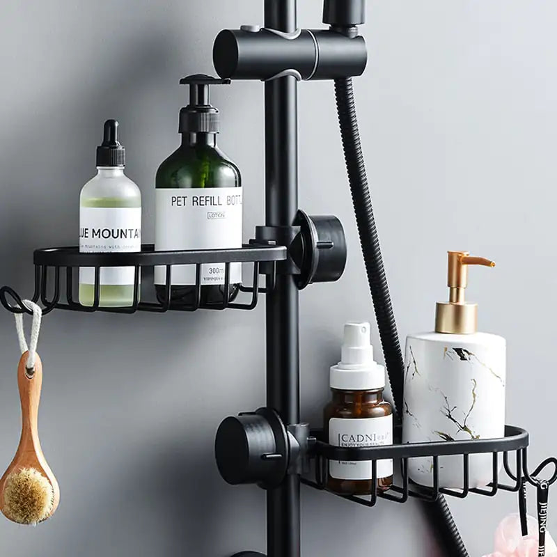 Shower Caddy Rust-Resistant Stainless Steel Quick Clamp