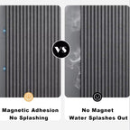 Shower Curtain Foldable & Space-Saving Water-Repellent Tension Rod