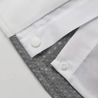 Shower Curtain Hookless Built-In Rings Waterproof Integrated Liner