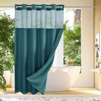 Shower Curtain Hookless Integrated Liner Waterproof