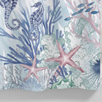 Shower Curtain Ocean-Themed Water-Repellent & Machine Washable