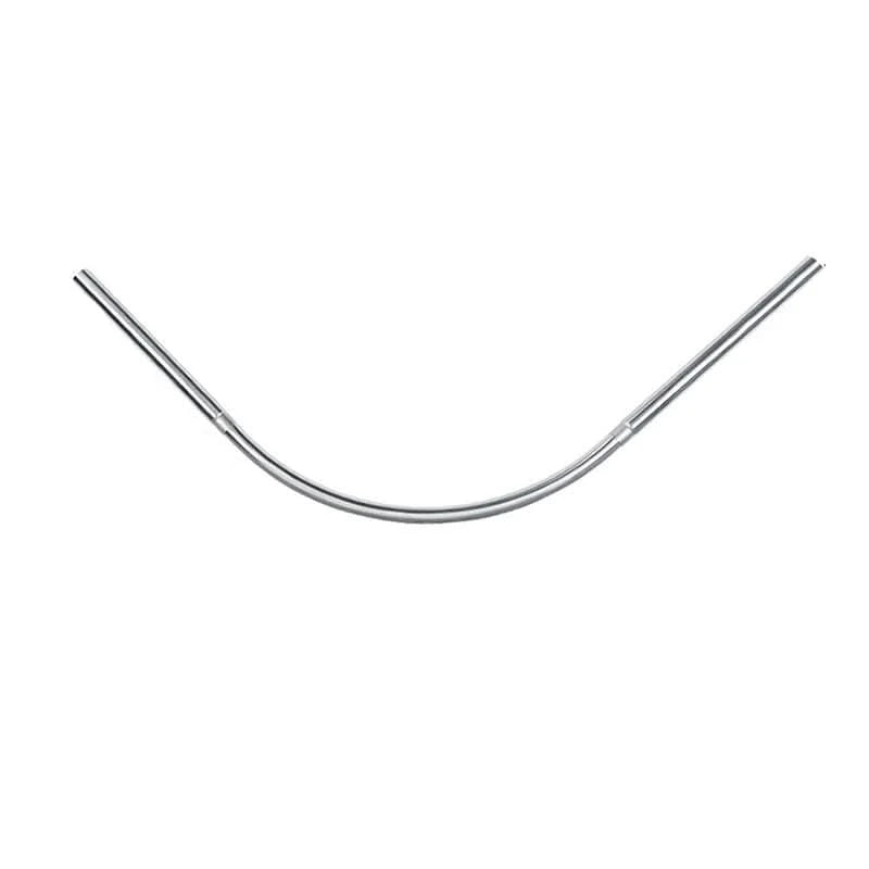 Shower Curtain Rod L-Shaped Extendable Stainless Steel Drill-Free