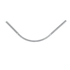 Shower Curtain Rod L-Shaped Extendable Stainless Steel Drill-Free