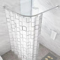 Shower Curtain Rod L-Shaped Telescopic Stainless Steel