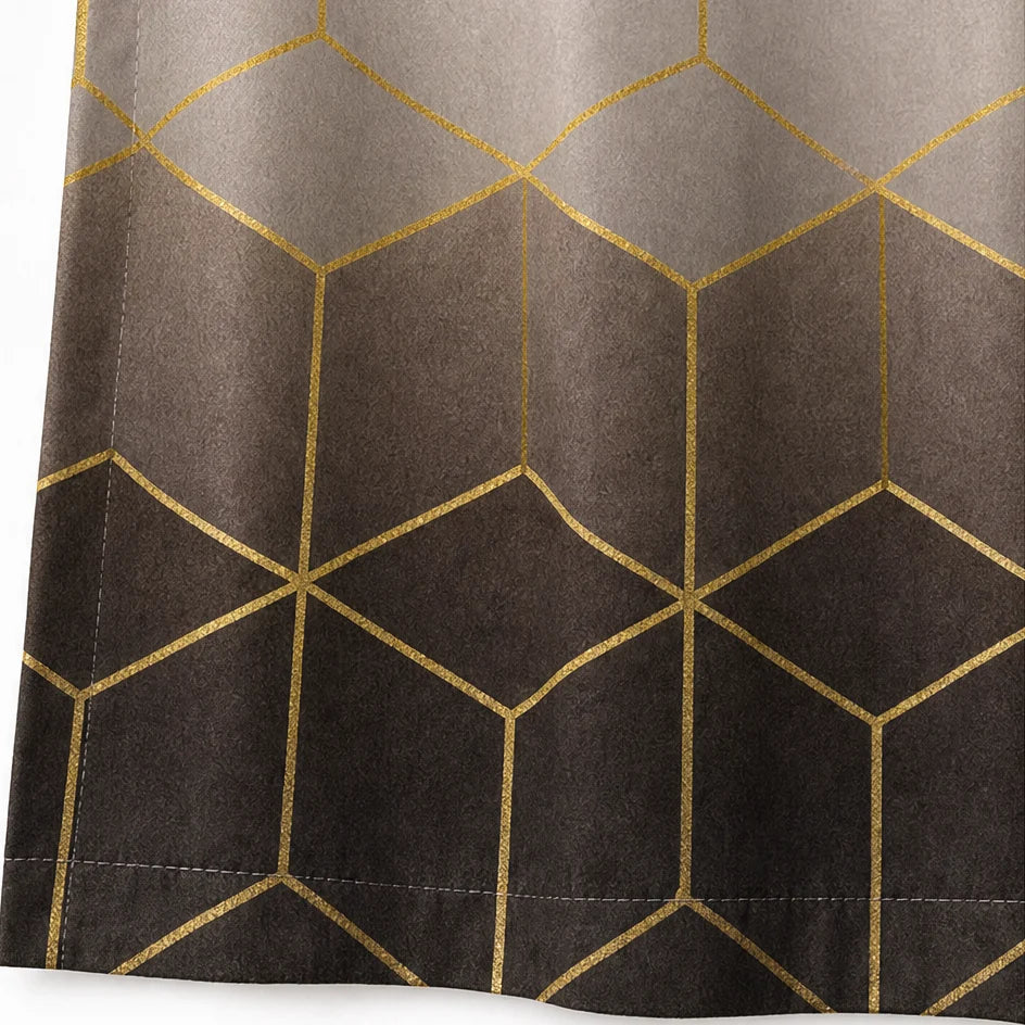 Shower Curtain Set Marble Print Waterproof