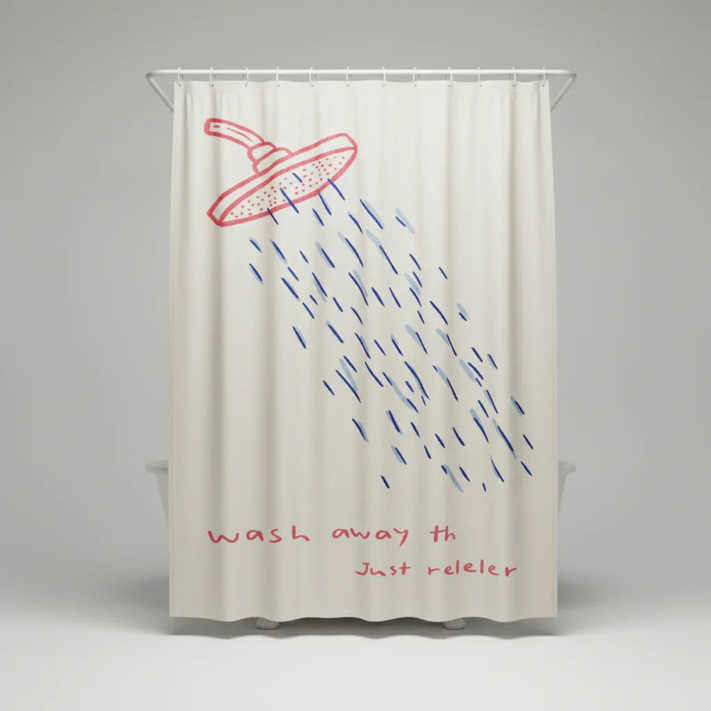 Shower Curtain Waterproof & Mold-Resistant Machine Washable