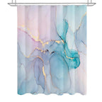 Shower Curtain Waterproof Mold-Resistant Marble Print