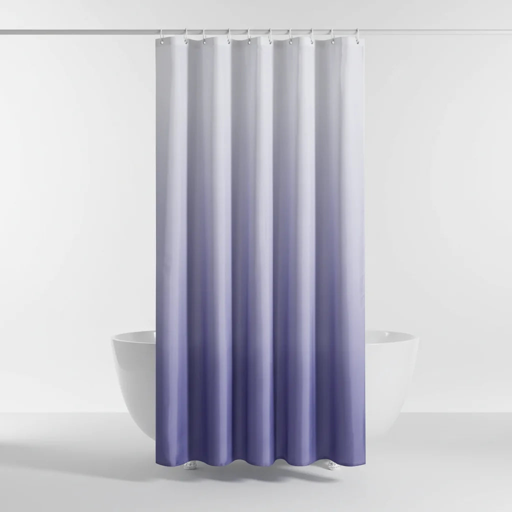 Shower Curtain Waterproof Polyester Digital Gradient