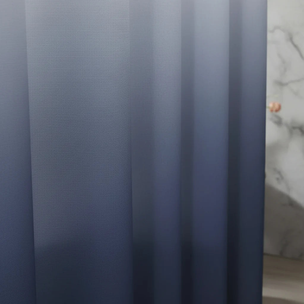Shower Curtain Waterproof Polyester Digital Gradient