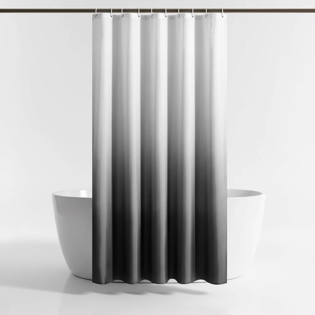 Shower Curtain Waterproof Polyester Digital Gradient