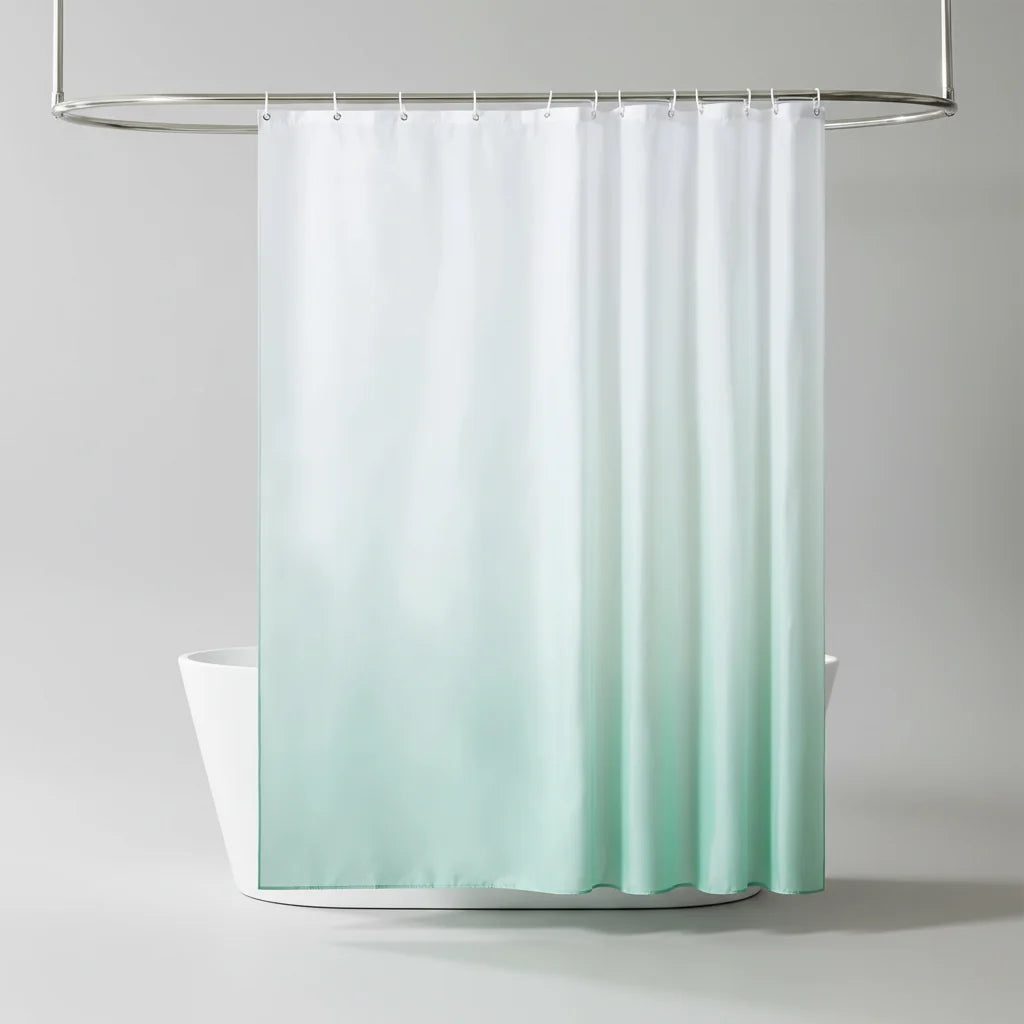 Shower Curtain Waterproof Polyester Digital Gradient