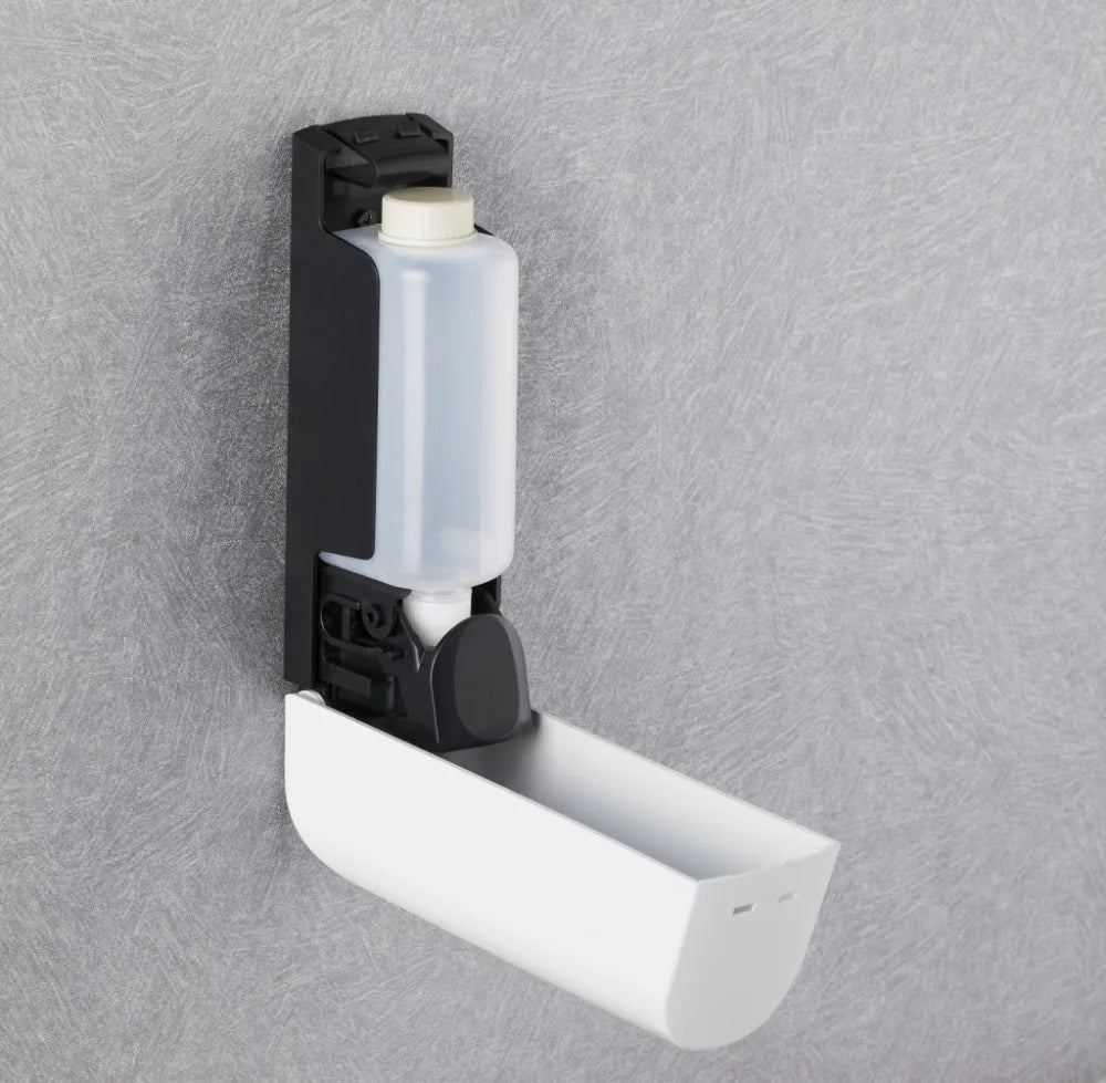 Shower Dispenser Wall-Mount Clear 3 Chamber 350ml