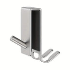 Shower Door Hooks No-Drill For Frameless Glass Stainless Steel