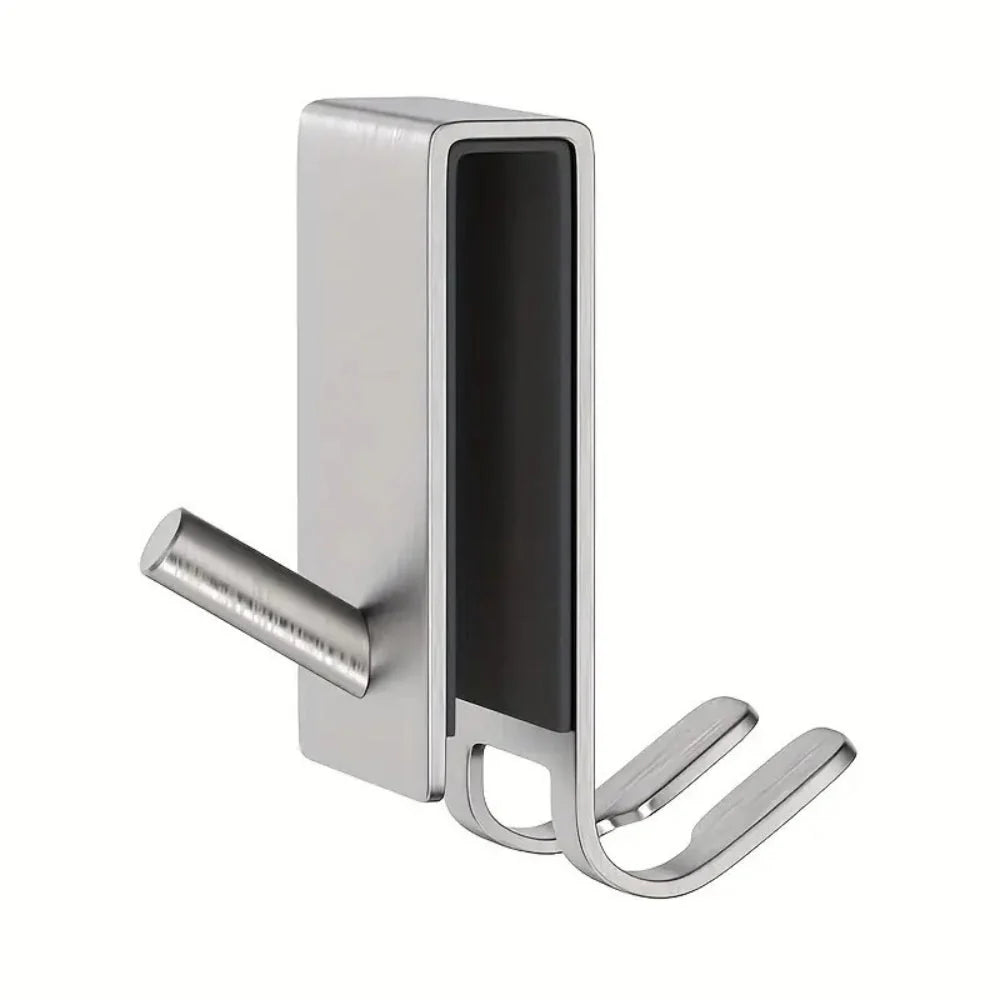 Shower Door Hooks No-Drill For Frameless Glass Stainless Steel