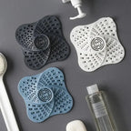 Shower Drain Hair Catcher Rubber Spiral Suction Base