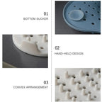 Shower Drain Hair Catcher Rubber Spiral Suction Base