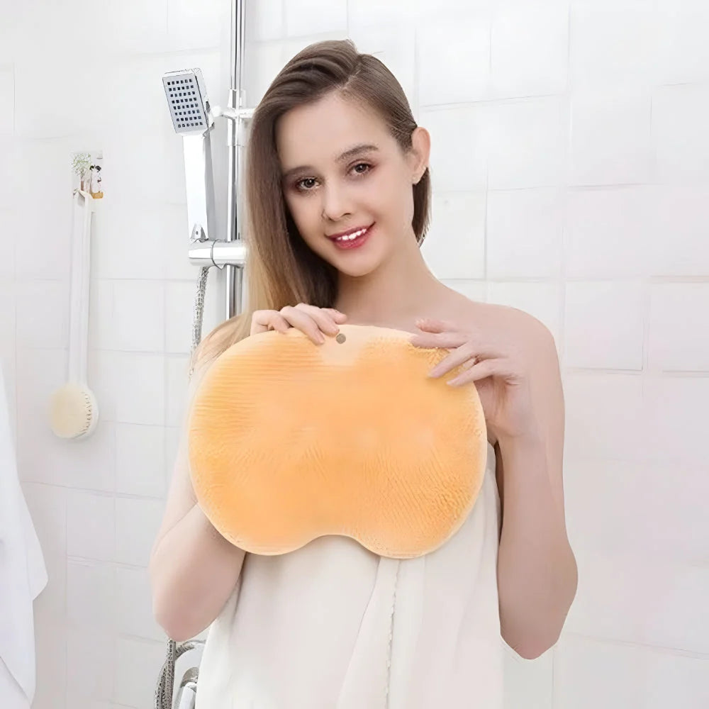 Shower Foot & Body Scrubber Suction-Cup Two-Pack