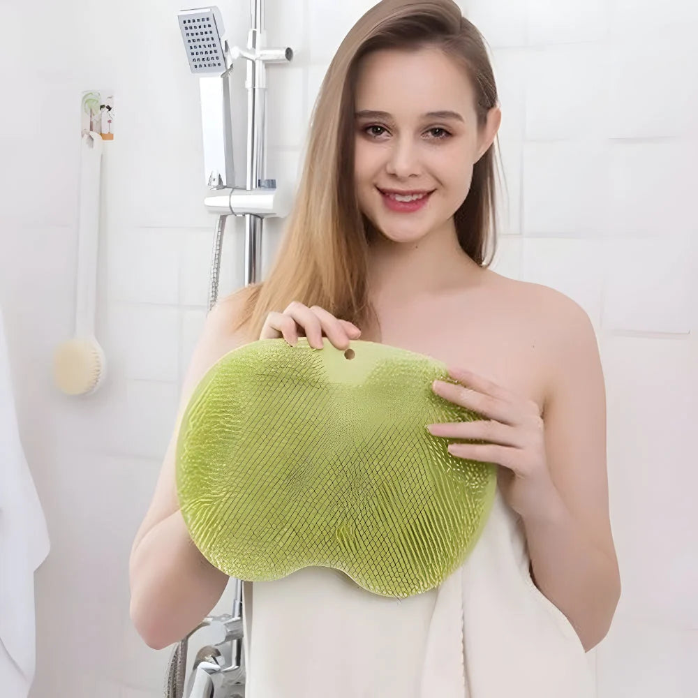 Shower Foot & Body Scrubber Suction-Cup Two-Pack
