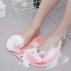 Shower Foot & Body Scrubber Suction-Cup Two-Pack