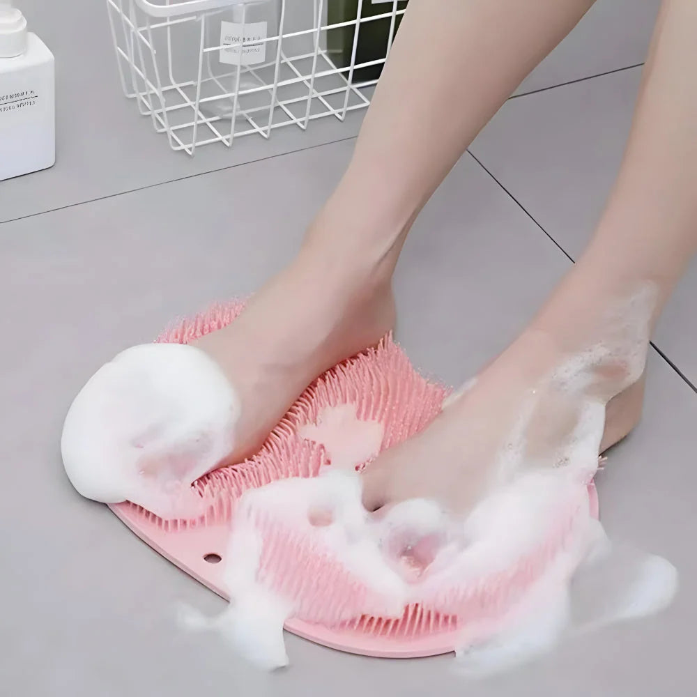 Shower Foot & Body Scrubber Suction-Cup Two-Pack