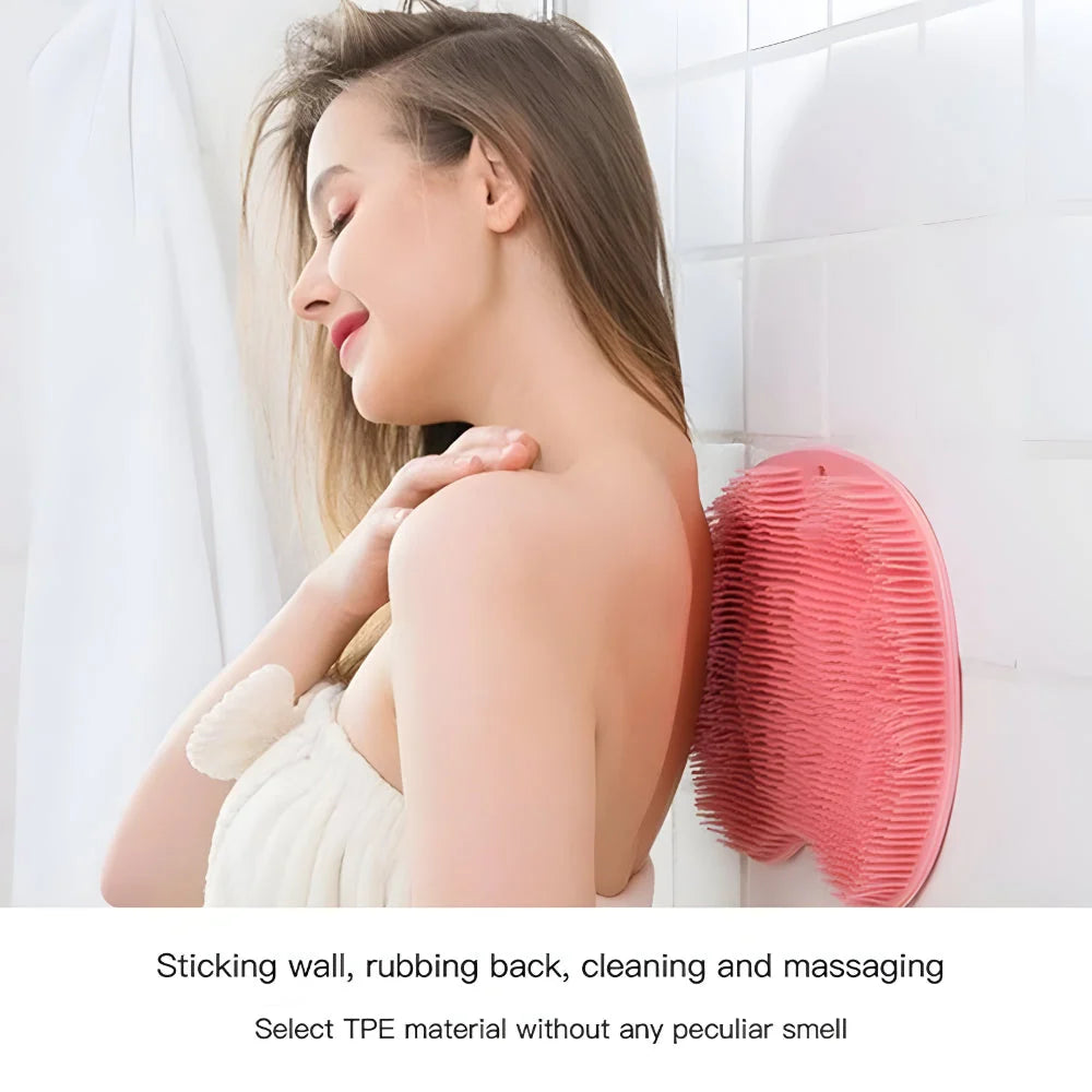 Shower Foot & Body Scrubber Suction-Cup Two-Pack