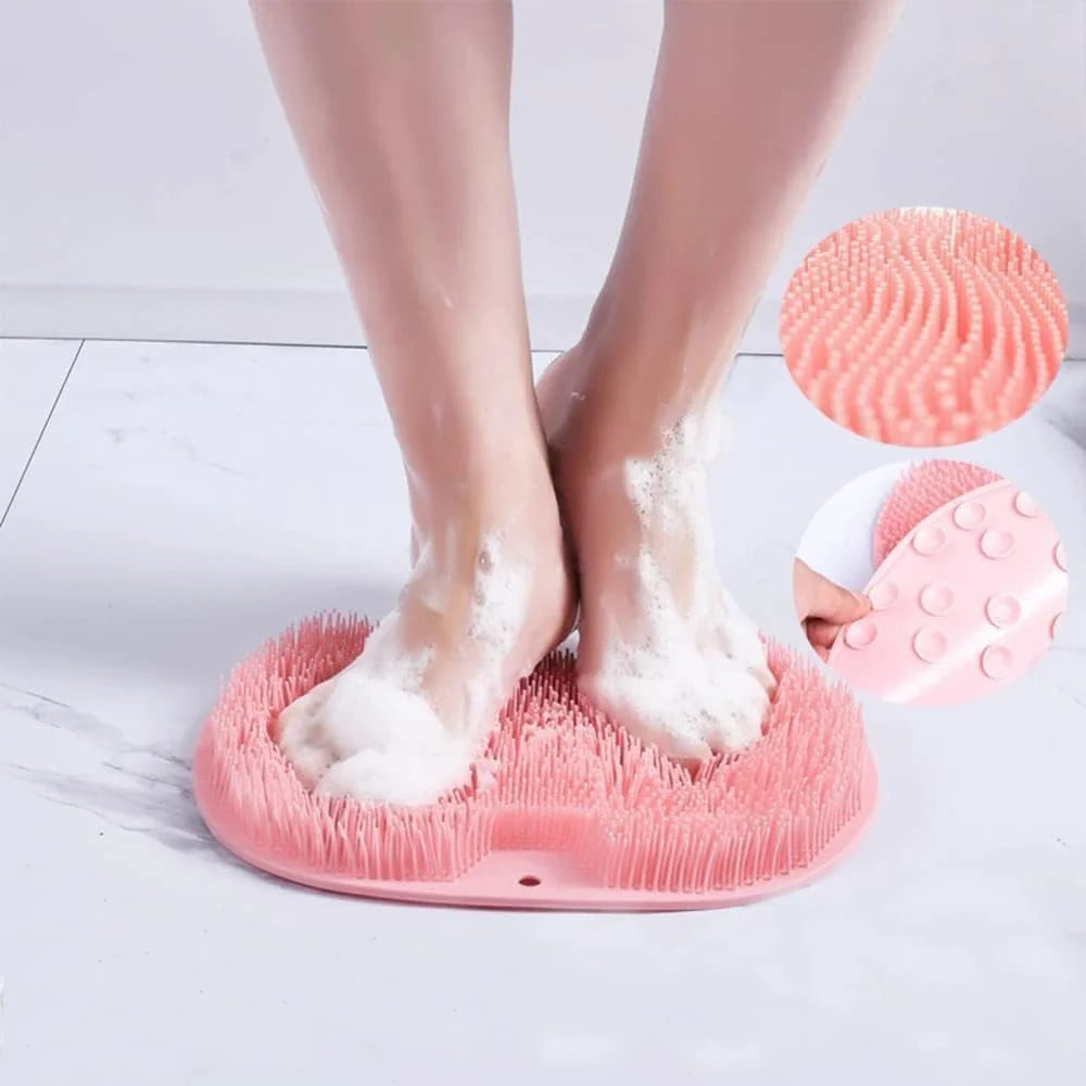 Shower Foot Mat Silicone Massage Nodules Suction Grip