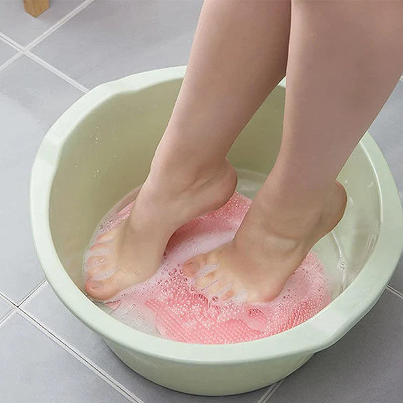 Shower Foot Mat Silicone Massage Nodules Suction Grip