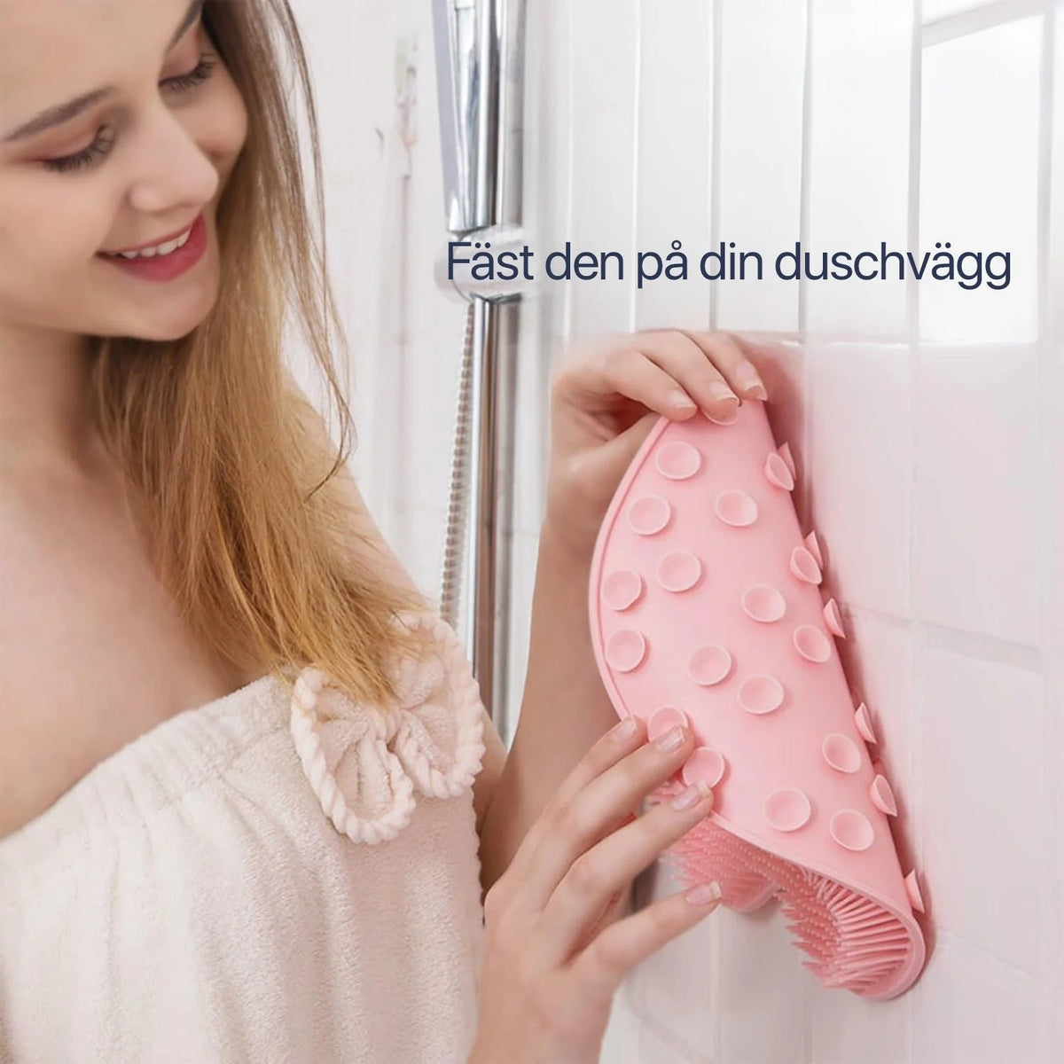 Shower Foot Mat Silicone Massage Nodules Suction Grip