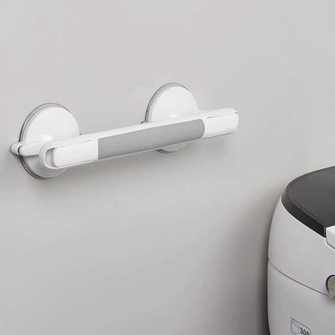 Shower Grab Bar Suction-Mount Anti-Slip Ergonomic Handle