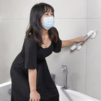 Shower Grab Bar Suction-Mount Anti-Slip Ergonomic Handle
