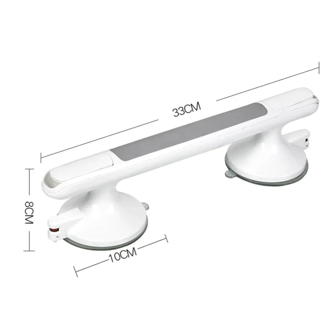 Shower Grab Bar Suction-Mount Anti-Slip Ergonomic Handle