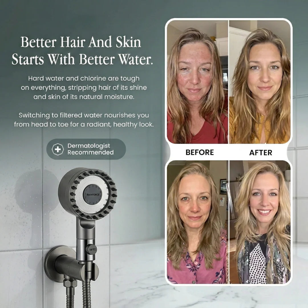 Shower Head Filtered High-Pressure Handheld