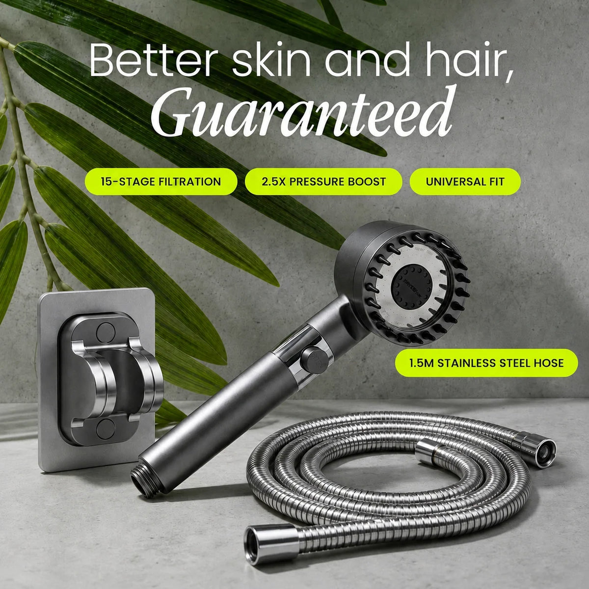 Shower Head Filtered High-Pressure Handheld