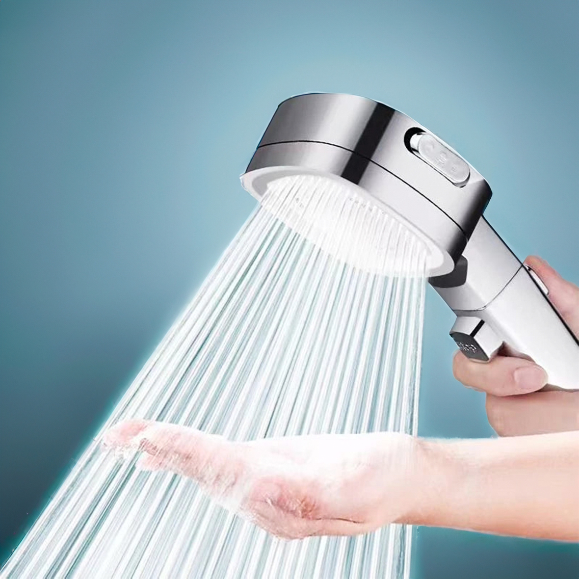 Shower Head High-Pressure 3 Spray Modes Water-Saving