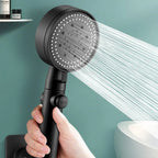 Shower Head High-Pressure 5 Spray Modes Easy-Clean Silicone Nozzles