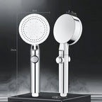 Shower Head High Pressure Five Spray Modes Silicone Nozzles