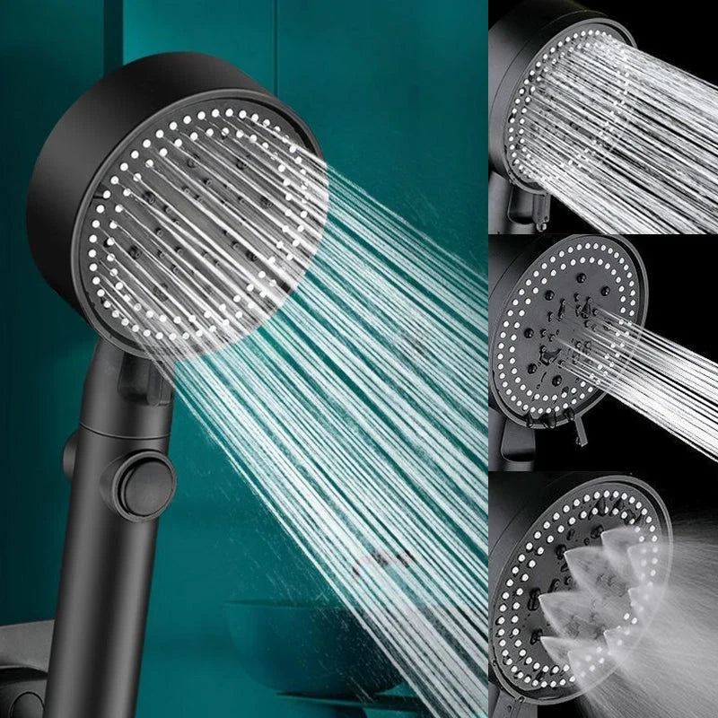 Shower Head High Pressure Five Spray Modes Silicone Nozzles