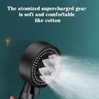 Shower Head High Pressure Five Spray Modes Silicone Nozzles
