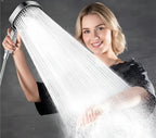 Shower Head High-Pressure Turbo Boost Built-In Filter