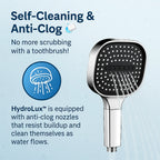 Shower Head High-Pressure Turbo Boost Built-In Filter & Adjustable Spray