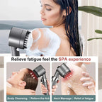 Shower Head Pressure-Boost Micro-Spray 9-Layer Filtration Pause Control