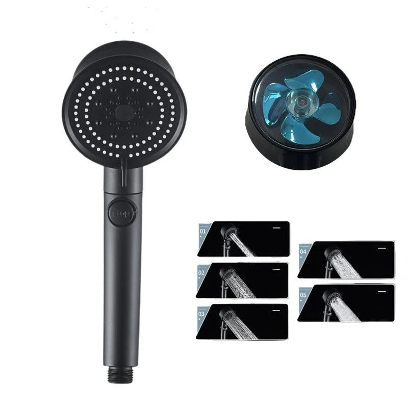 Shower Head Self-Cleaning Silicone High-Pressure & 5 Modes