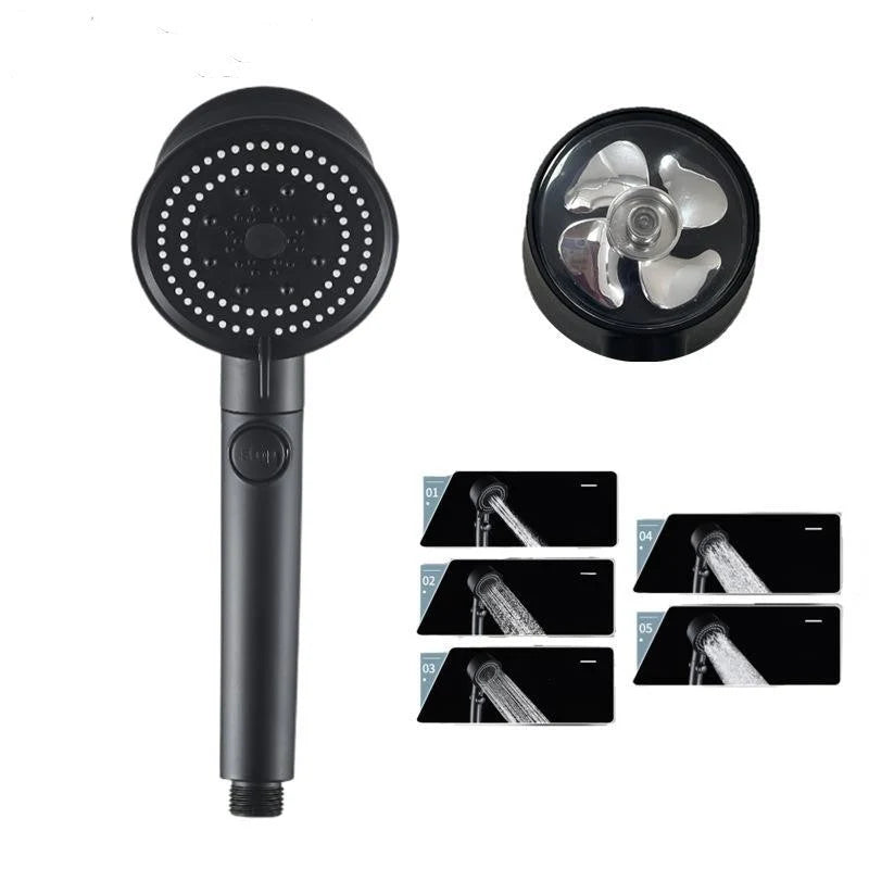 Shower Head Self-Cleaning Silicone High-Pressure & 5 Modes