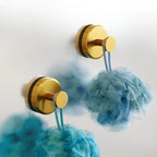 Shower Hooks No-Drill Vacuum Mount Brushed Stainless Steel