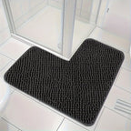 Shower Mat L-Shaped Non-Slip Machine Washable